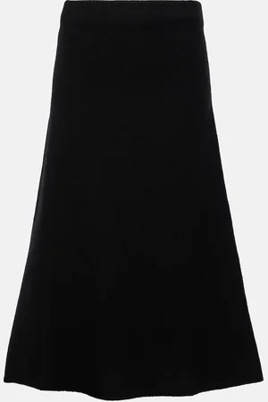 Jil Sander Wool midi skirt