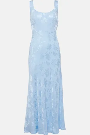 RIXO London Benedict jacquard midi dress