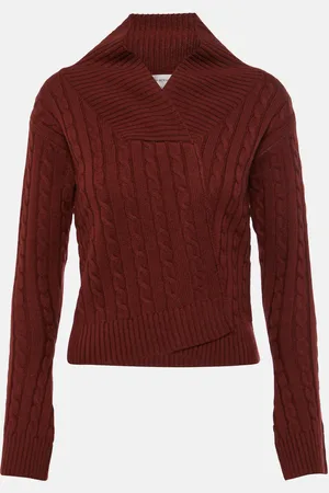 Victoria Beckham Cable-knit wool cardigan