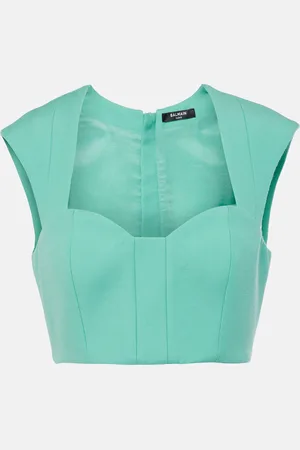 Balmain Wool crop top