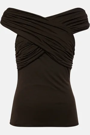 Ami Cotton-blend top