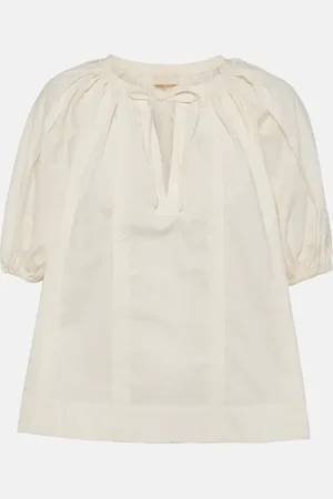 ULLA JOHNSON Loli cotton poplin blouse