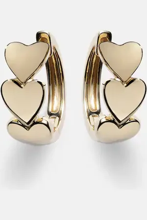 Roxanne First Heart Of 14kt hoop earrings
