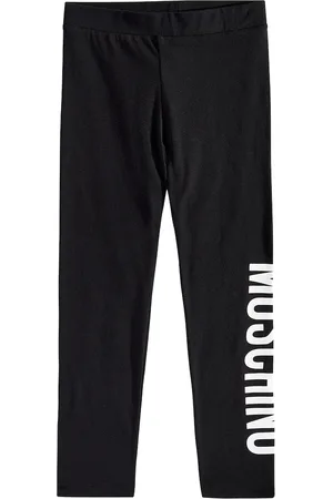 Moschino Logo cotton-blend leggings