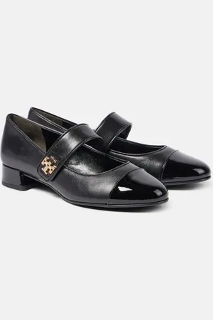 Tory Burch Logo leather Mary Jane pumps