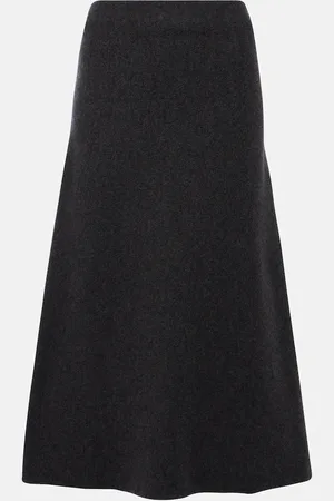 Jil Sander Wool midi skirt