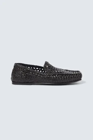 Dolce & Gabbana Woven leather driving shoes