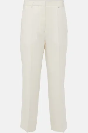 Totême High-rise cropped straight pants
