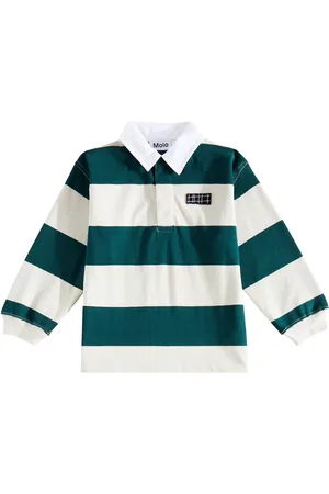Molo Relz striped cotton polo shirt