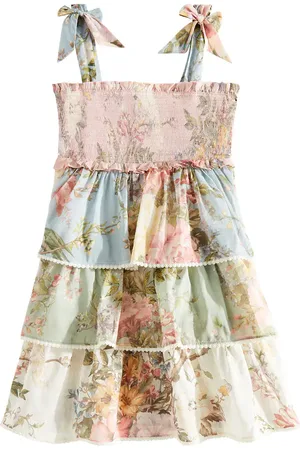 ZIMMERMANN Waverly shirred cotton dress
