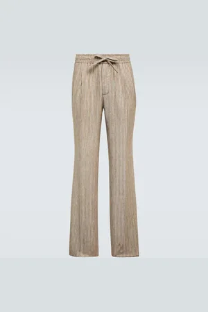Dolce & Gabbana Striped linen pants