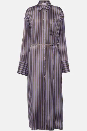 Acne Studios Delestina striped shirt dress