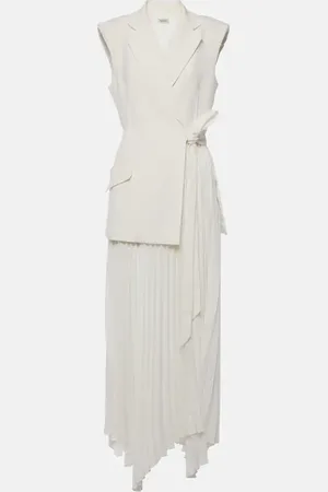 Simkhai Helena pleated wrap dress