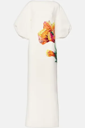 Safiyaa Amira embellished crÃªpe gown