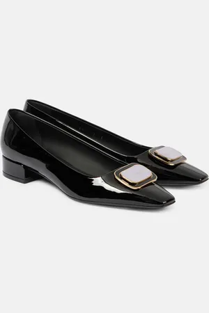 Salvatore Ferragamo Venera patent leather ballet flats