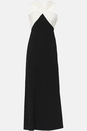 Roland Mouret Off-shoulder cady maxi dress