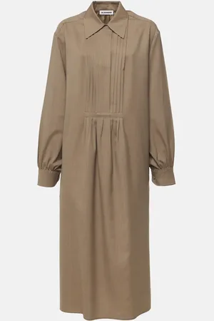 Jil Sander Wool shirt dress