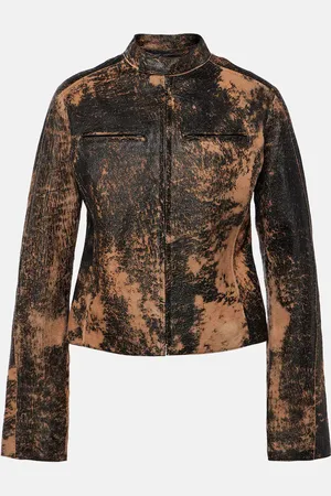 Acne Studios Leather biker jacket