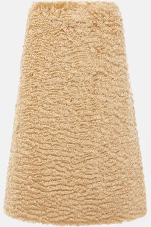 Jil Sander Mohair and cotton skirt