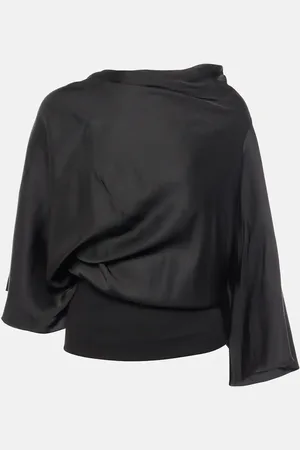 Rick Owens Cylinder draped jersey top