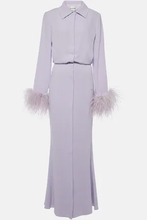 Roland Mouret Embellished satin crÃªpe gown