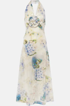 RODARTE Floral sequined midi dress