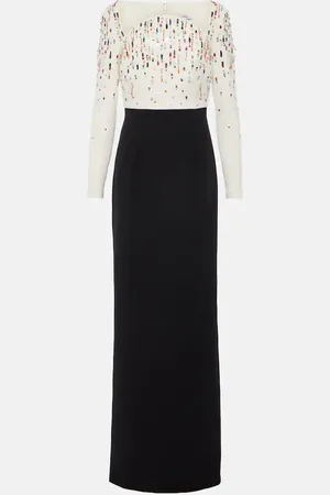 Safiyaa Racha embroidered gown