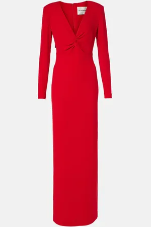Roland Mouret Gathered cady gown