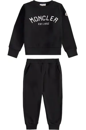 Moncler Logo fleece sweatshirt and sweatpants set