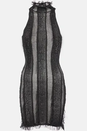 Roberta Einer Angel tulle-trimmed minidress