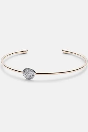 Pomellato Sabbia 18kt rose gold bangle with diamonds