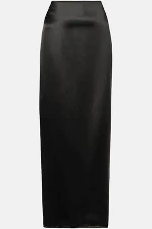 The Row Bartelle satin maxi skirt