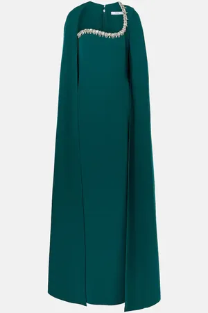 Safiyaa Mattia crystal-embellished gown