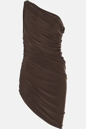 Norma Kamali Diana ruched minidress