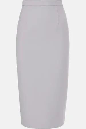 Roland Mouret CrÃªpe midi skirt