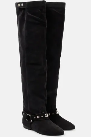 Isabel Marant Selize suede over-the-knee boots