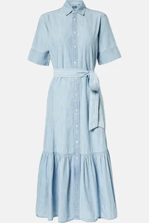 Ralph Lauren Cotton chambray shirt dress