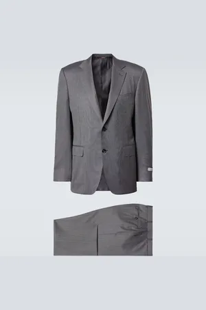 CANALI Single-breasted wool suit