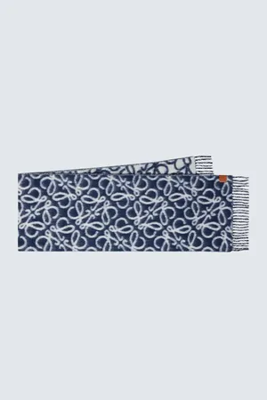Loewe Anagram alpaca and wool-blend scarf