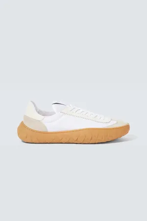 Bottega Veneta Suede-trimmed sneakers