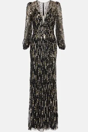 Jenny Packham Moondance sequined gown