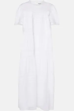 Marant Etoile Geralda ruffled cotton midi dress