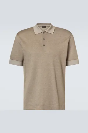 Ermenegildo Zegna Cotton and silk polo shirt