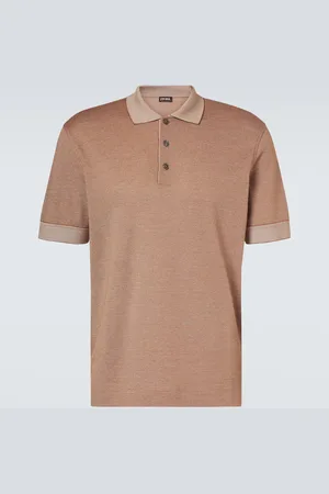 Ermenegildo Zegna Cotton and silk polo shirt