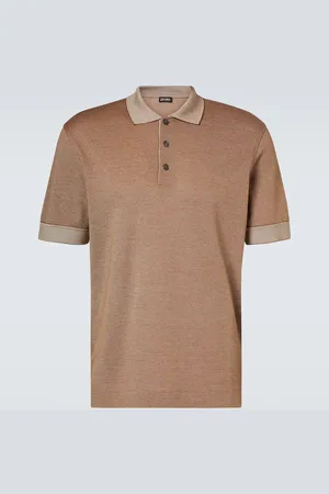 Ermenegildo Zegna Cotton and silk polo shirt