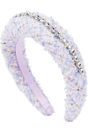 Self-Portrait Crystal-embellished bouclÃ© headband