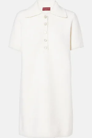 Gucci Wool-blend bouclÃ© polo dress