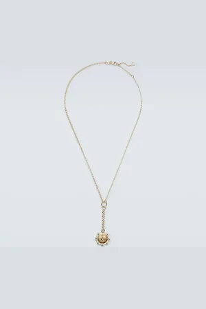 Foundrae Spark Love 18kt chain necklace with diamonds