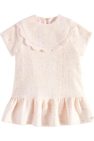 Tartine Et Chocolat Baby scalloped tweed dress