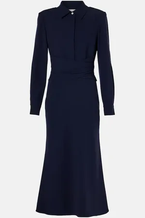 Roland Mouret Satin crÃªpe midi dress